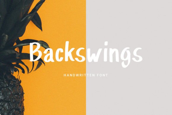 Backswings: The Display Typeface for Bold Digital Branding