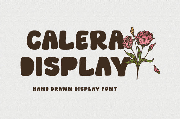 Calera Display: The Perfect Hand-Drawn Typeface for Your Craft Shop