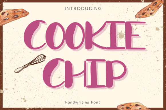 Cookie Chip: The Whimsical Display Font for Standout Branding