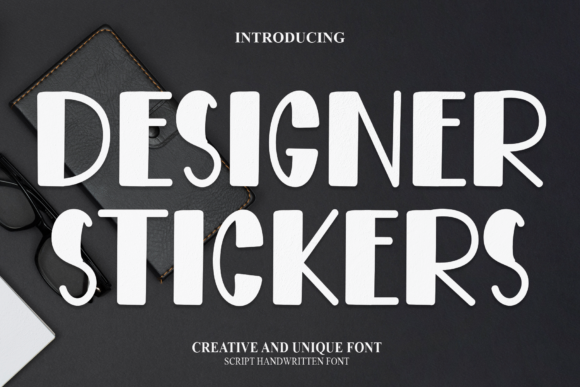 Designer Stickers: The Playful Typeface That Elevates Editorial Design