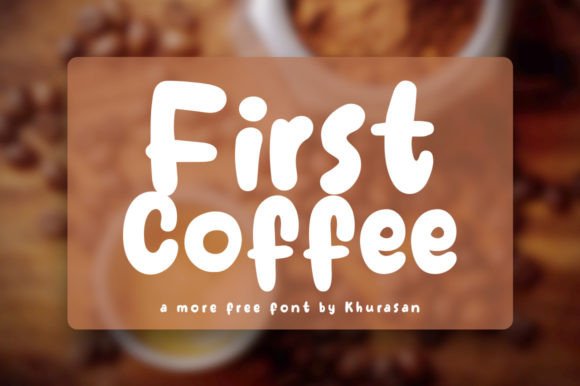 First Coffee: A Modern Display Typeface for Editorial Design
