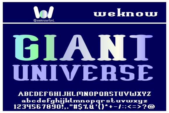 Giant Universe: The Futuristic Typeface for Bold Editorial Design