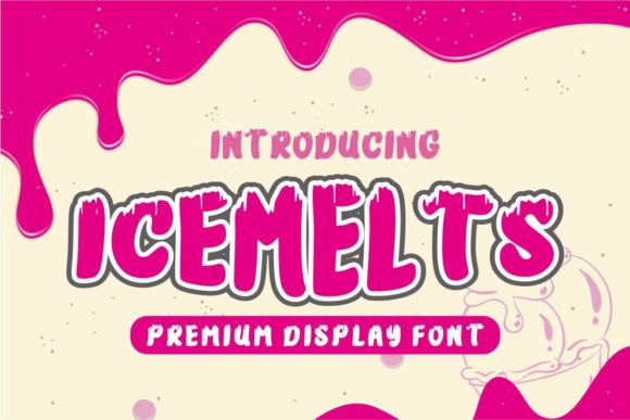 Icemelts: The Display Typeface for Vibrant Digital Branding