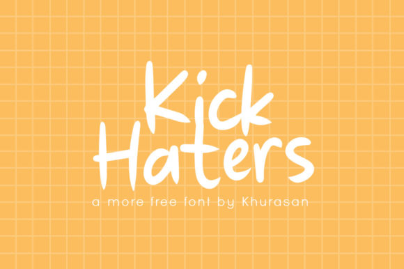 Kick Haters: A Bold Display Typeface for High-Impact Campaigns