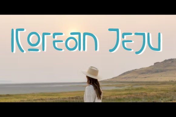 Korean Jeju: The Soft Display Font for Polished Branding