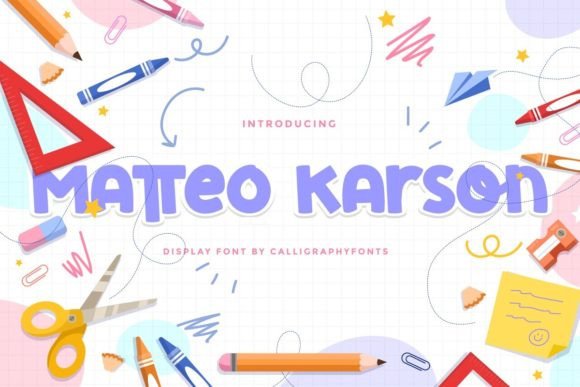Matteo Karson: A Playful Display Typeface for Modern Branding