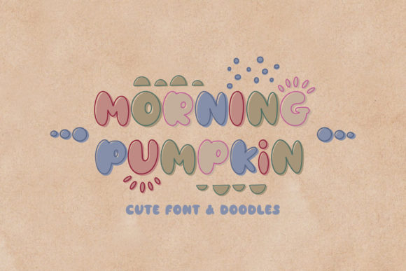 Morning Pumpkin: A Bubbly Display Typeface for Creative Web Design