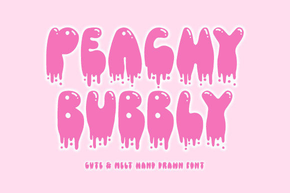 Peachy Bubbly: The Perfect Display Typeface for Campaign Headlines