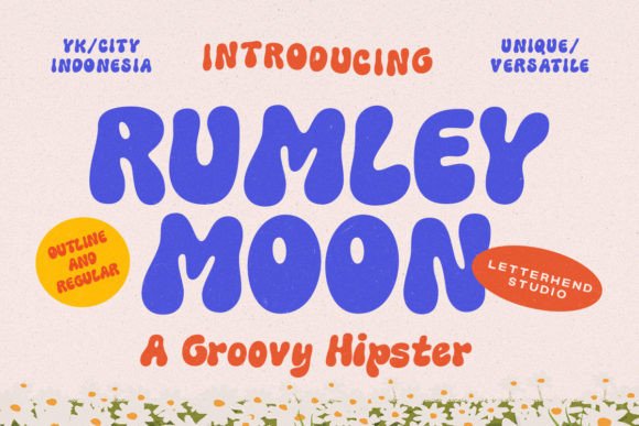 Rumley Moon: The Retro Bold Font That Elevates Small Business Branding