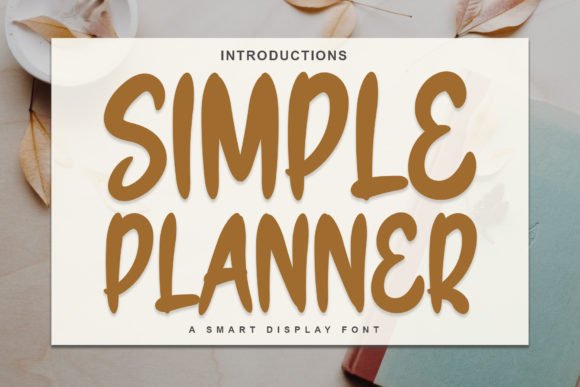 Simple Planner: The Display Font That Builds Trust for Small Businesses