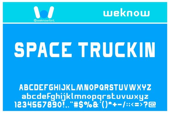 Space Truckin: The Whimsical Display Font That Transforms Brand Identity