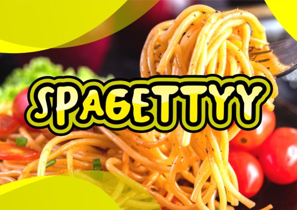 Spagettyy: A Designer's Verdict on This Bold Display Typeface