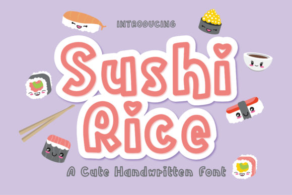 Sushi Rice: The Creative Font for Scroll-Stopping Visuals