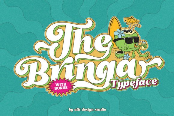 The Bringa: A Retro Display Typeface for Editorial Design