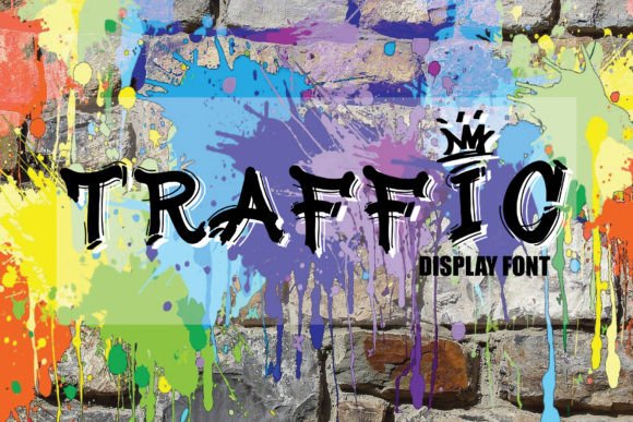 Traffic: The Bold Display Typeface for Handmade Shop Branding