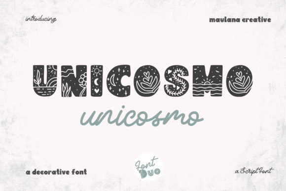 Unicosmo Duo: A Creative Typeface for Bold Brand Identity