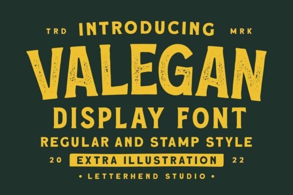 Upgrade Your Brand with the Valegan Display Typeface