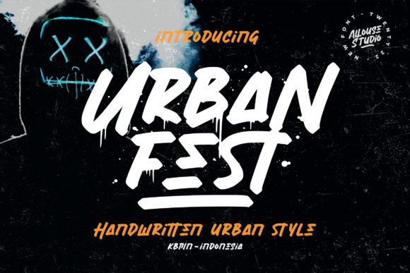 Urban Fest: The Perfect Display Font for Handmade Creators
