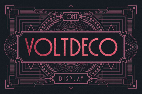 Voltdeco: The Modern Display Typeface for High-Impact Campaigns
