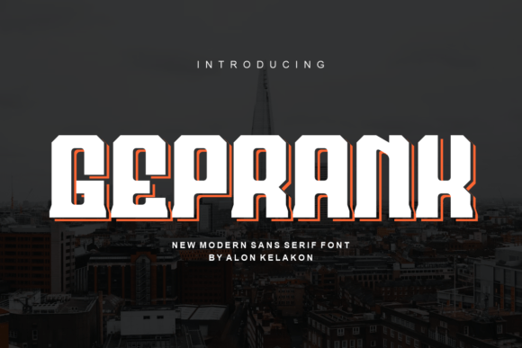 Why Geprank Is the Perfect Display Font for Modern Editorial Design