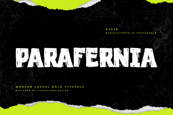 Why Parafernia Is the Bold Display Font Your Modern Brand Needs