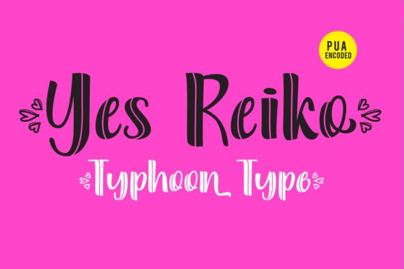Yes Reiko: A Cool Display Typeface for Modern Editorial Design